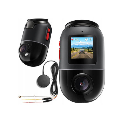 Pachet Camera auto 70mai Omni 360 Dash Cam 128GB+Kit 70mai 4G Hardwire - 1