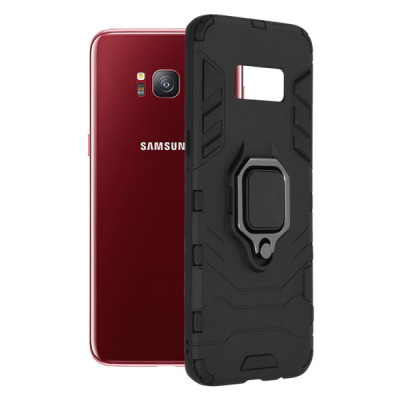 Husa pentru Samsung Galaxy S8 - Techsuit Silicone Shield - Black - 1