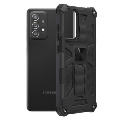 Husa pentru Samsung Galaxy A72 4G / A72 5G - Techsuit Blazor Series - Black - 1