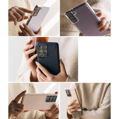 Protectie Camera pentru Samsung Galaxy S21 Plus - Ringke Camera Styling - Black - 4