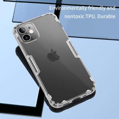 Husa pentru iPhone 12 / 12 Pro - Nillkin Nature TPU Case - Transparent - 5