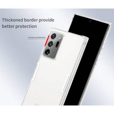 Husa pentru Samsung Galaxy Note 20 Ultra 4G / 5G - Nillkin Nature TPU Case - Transparent - 11