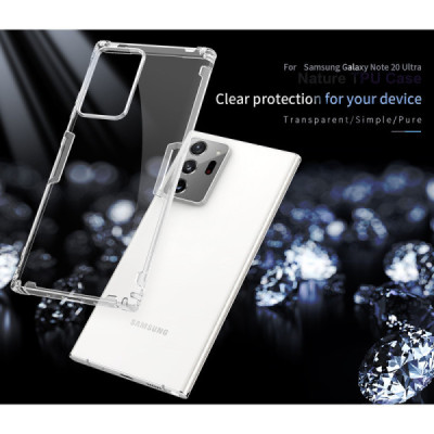 Husa pentru Samsung Galaxy Note 20 Ultra 4G / 5G - Nillkin Nature TPU Case - Transparent - 17