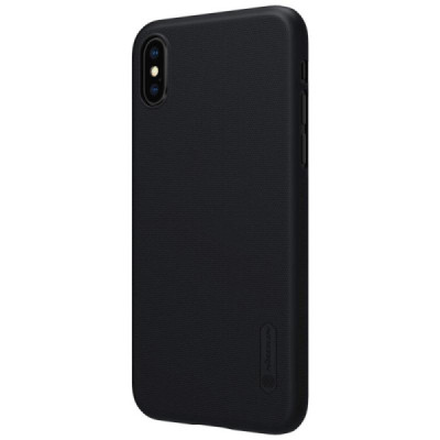 Husa pentru iPhone X / XS - Nillkin Super Frosted Shield - Black - 3