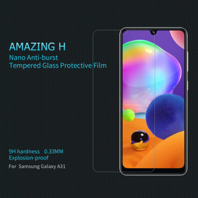 Folie pentru Samsung Galaxy A31 - Nillkin Amazing H - Clear - 5