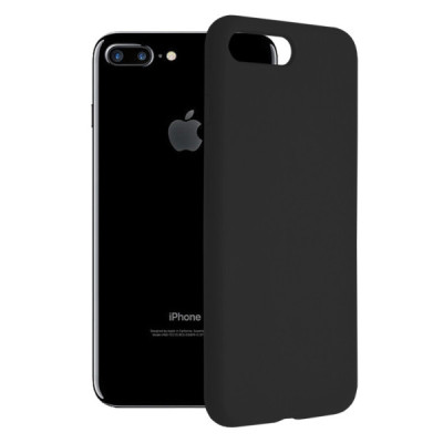 Husa pentru iPhone 7 Plus / 8 Plus - Techsuit Soft Edge Silicone - Black - 1