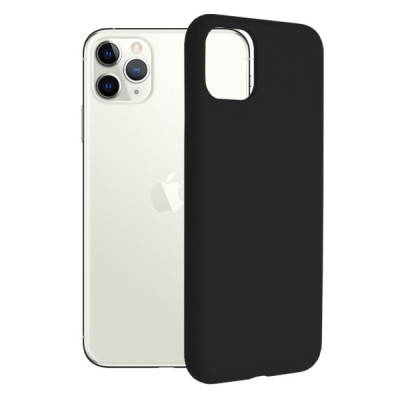 Husa pentru iPhone 11 Pro Max - Techsuit Soft Edge Silicone - Black - 1