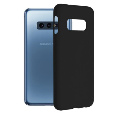 Husa pentru Samsung Galaxy S10e - Techsuit Soft Edge Silicone - Black - 1