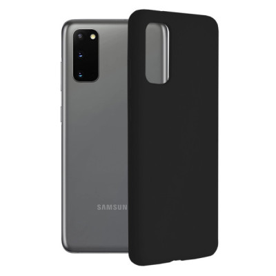 Husa pentru Samsung Galaxy S20 / S20 5G - Techsuit Soft Edge Silicone - Black - 1