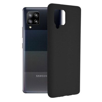 Husa pentru Samsung Galaxy A42 5G - Techsuit Soft Edge Silicone - Black - 1