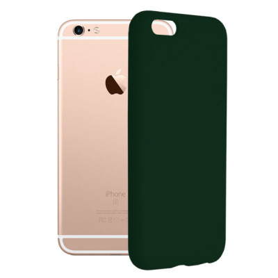 Husa pentru iPhone 6 / 6S - Techsuit Soft Edge Silicone - Dark Green - 1