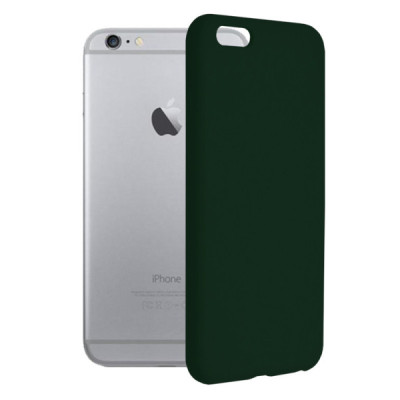 Husa pentru iPhone 6 Plus / 6s Plus - Techsuit Soft Edge Silicone - Dark Green - 1
