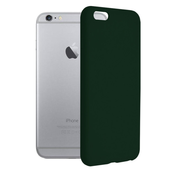 Husa pentru iPhone 6 Plus / 6s Plus - Techsuit Soft Edge Silicone - Dark Green