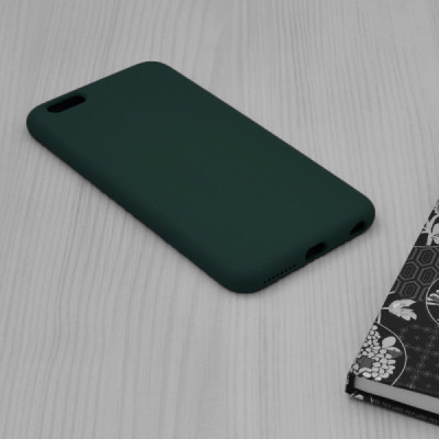 Husa pentru iPhone 6 Plus / 6s Plus - Techsuit Soft Edge Silicone - Dark Green - 4