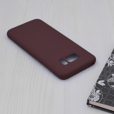 Husa pentru Samsung Galaxy S8 - Techsuit Soft Edge Silicone - Plum Violet - 5
