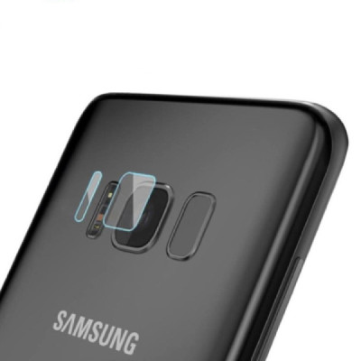Folie Camera pentru Samsung Galaxy S8 Plus - Mocolo Full Clear Camera Glass - Clear - 1