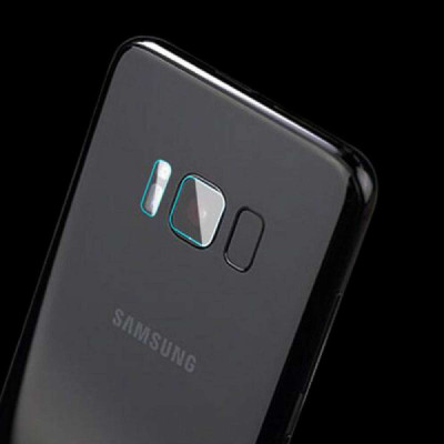 Folie Camera pentru Samsung Galaxy S8 Plus - Mocolo Full Clear Camera Glass - Clear - 4