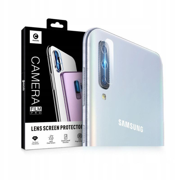 Folie Camera pentru Samsung Galaxy A30s / A50 / A50s - Mocolo Full Clear Camera Glass - Clear