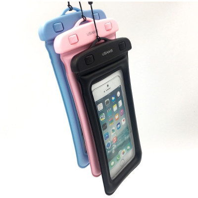 Husa Waterproof pentru Telefon 6 inch - Usams Bag (US-YD007) - White - 5