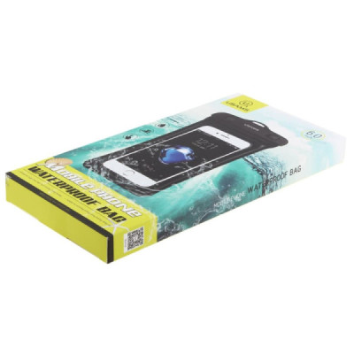 Husa Waterproof pentru Telefon 6 inch - Usams Bag (US-YD007) - White - 6