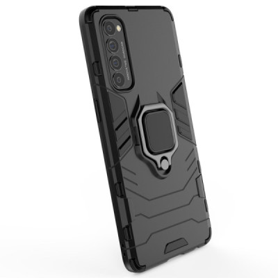 Husa pentru Oppo Reno4 Pro 4G - Techsuit Silicone Shield - Black - 9