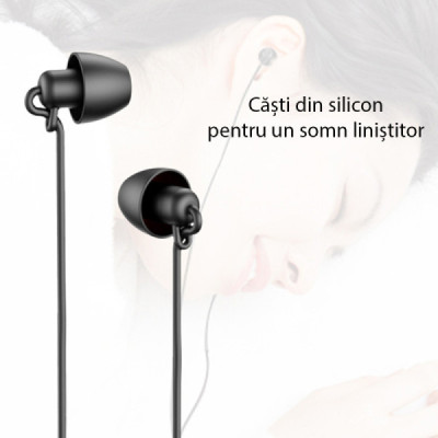 Casti Audio Stereo Jack cu Microfon, 1.2m - Yesido (YH29) - Black - 4