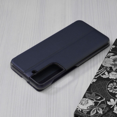 Husa pentru Samsung Galaxy S21 FE - Techsuit eFold Series - Dark Blue - 2