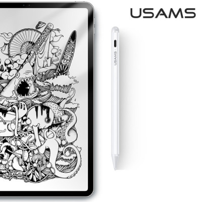 Stylus Pen - Usams Active Touch Screen (US-ZB135) - White - 5