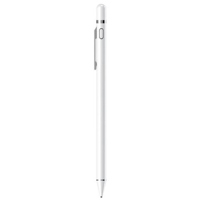 Stylus Pen - Usams Active Touch Screen with Clip (US-ZB057) - White - 2