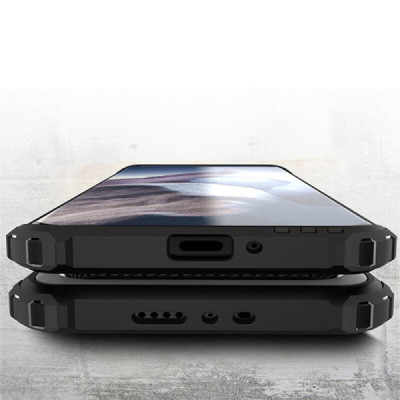 Husa pentru Samsung Galaxy S21 FE 5G - Techsuit Hybrid Armor - Black - 3
