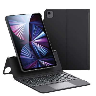 Husa cu tastatura ESR compatibila Apple iPad Pro 11" (2022) 4th Gen, negru - 2