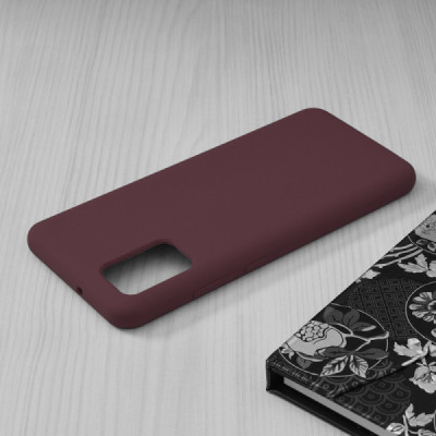 Husa pentru Samsung Galaxy A02s - Techsuit Soft Edge Silicone - Plum Violet - 4