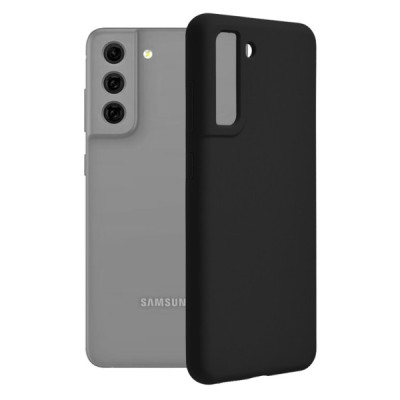 Husa pentru Samsung Galaxy S21 FE 5G - Techsuit Soft Edge Silicone - Black - 1