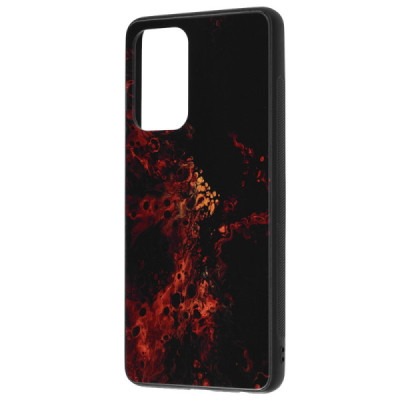 Husa pentru Samsung Galaxy A72 4G / A72 5G - Techsuit Glaze Series - Red Nebula - 4