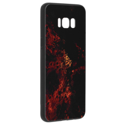 Husa pentru Samsung Galaxy S8 Plus - Techsuit Glaze Series - Red Nebula - 4