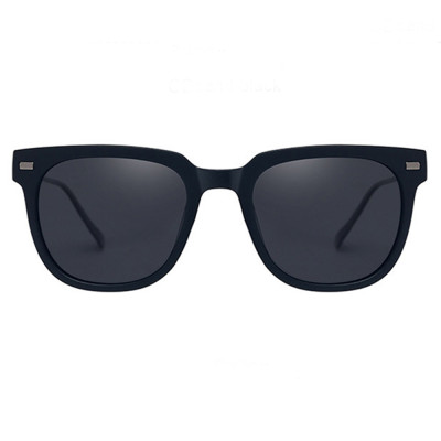 Ochelari de soare cu protectie UV unisex Techsuit, negru mat, MM95837 - 2