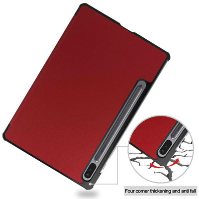 Husa pentru Samsung Galaxy Tab S7 Plus / S8 Plus / S7 FE - Techsuit FoldPro - Red - 4