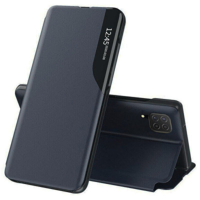 Husa pentru Samsung Galaxy A22 4G / M22 4G - Techsuit eFold Series - Dark Blue - 1