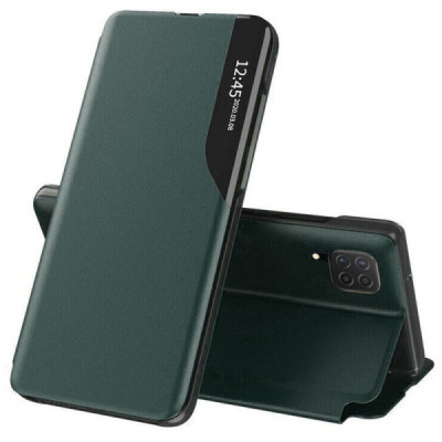 Husa pentru Samsung Galaxy A22 4G / M22 4G - Techsuit eFold Series - Dark Green - 1