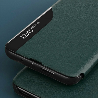 Husa pentru Samsung Galaxy A22 4G / M22 4G - Techsuit eFold Series - Dark Green - 6
