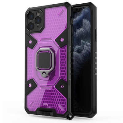 Husa pentru iPhone 11 Pro - Techsuit Honeycomb Armor - Rose-Violet - 1