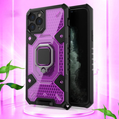 Husa pentru iPhone 11 Pro - Techsuit Honeycomb Armor - Rose-Violet - 2