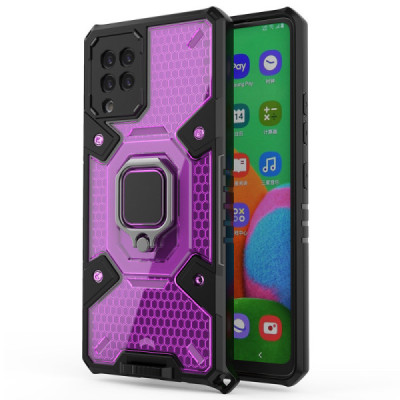 Husa pentru Samsung Galaxy A42 5G - Techsuit Honeycomb Armor - Rose-Violet - 1