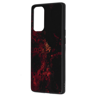 Husa pentru Oppo Reno5 Pro 5G - Techsuit Glaze Series - Red Nebula - 2