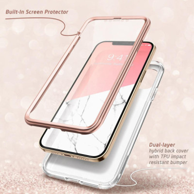 Husa pentru iPhone 12 mini - I-Blason Cosmo - Marble - 3