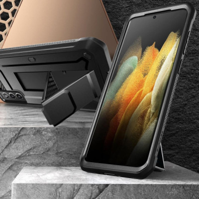 Husa pentru Samsung Galaxy S21 5G - Supcase Unicorn Beetle Pro - Black - 5