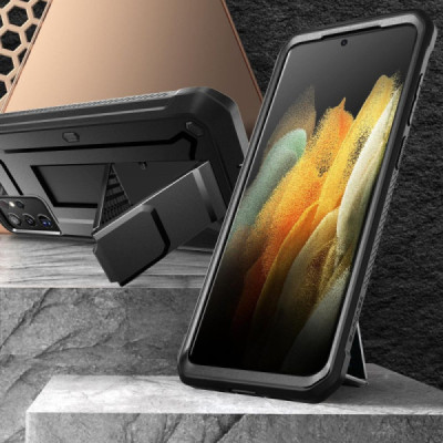 Husa pentru Samsung Galaxy S21 Ultra 5G - Supcase Unicorn Beetle Pro - Black - 5