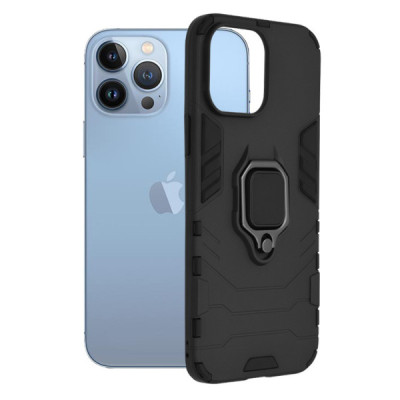 Husa pentru iPhone 13 Pro Max - Techsuit Silicone Shield - Black - 1