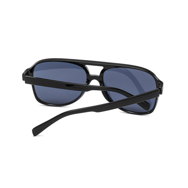 Ochelari de soare aviator Techsuit, protectie UV, polarizati, negru