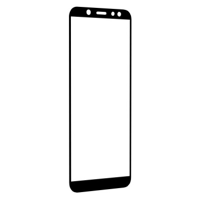 Folie pentru Samsung Galaxy A6 Plus 2018 - Techsuit 111D Full Cover / Full Glue Glass  - Black - 4